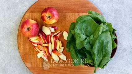 салат из свежего шпината