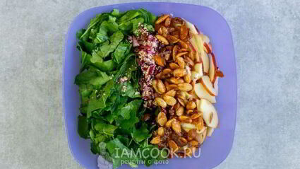 салат из свежего шпината