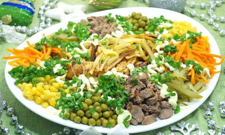 Рецепт салат калейдоскоп