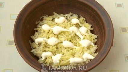 салат мимоза с горбушей