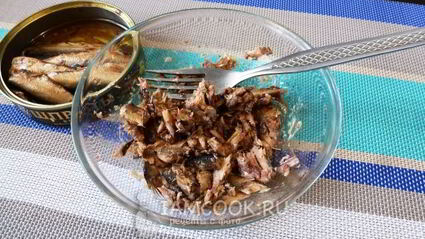 салат мимоза со шпротами