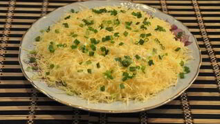 Салат Мужской каприз с говядиной