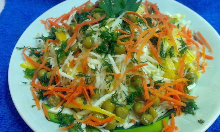 Рецепт салат овощной