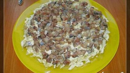 салат сельдь под шубой