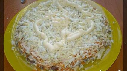 салат сельдь под шубой