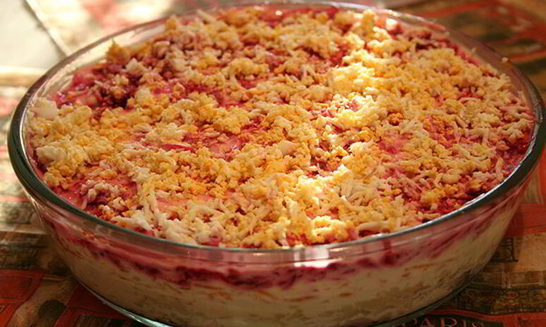 Рецепт селедка под шубой