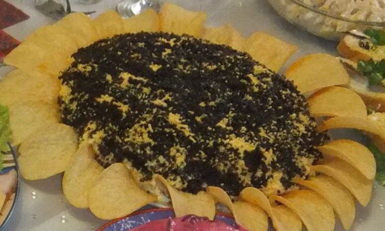 Рецепт салат подсолнух