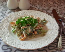 Салат пятиминутка