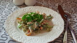 Салат пятиминутка