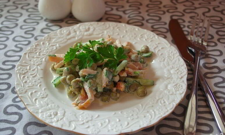 Рецепт салат пятиминутка