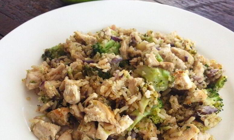 Рецепт салат с брокколи и грибами