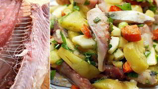 Салат с сельдью