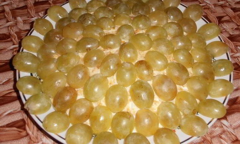 Рецепт салат тиффани с курицей и виноградом