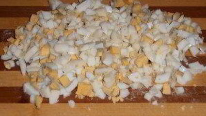 салат тиффани с курицей и виноградом