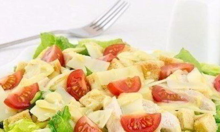 Рецепт салат цезарь с курицей