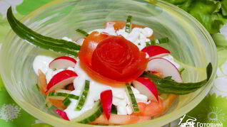 Салат Весенняя свежесть