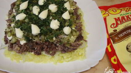 слоеный салат с говядиной новогодние желания