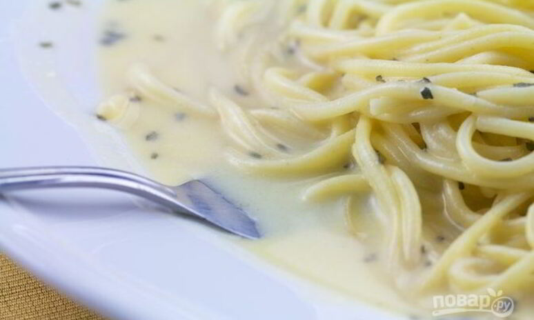 Рецепт белый соус к спагетти