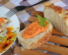 Фасолевый соус с болгарским перцем