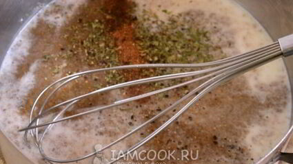 грибной соус из сушеных грибов