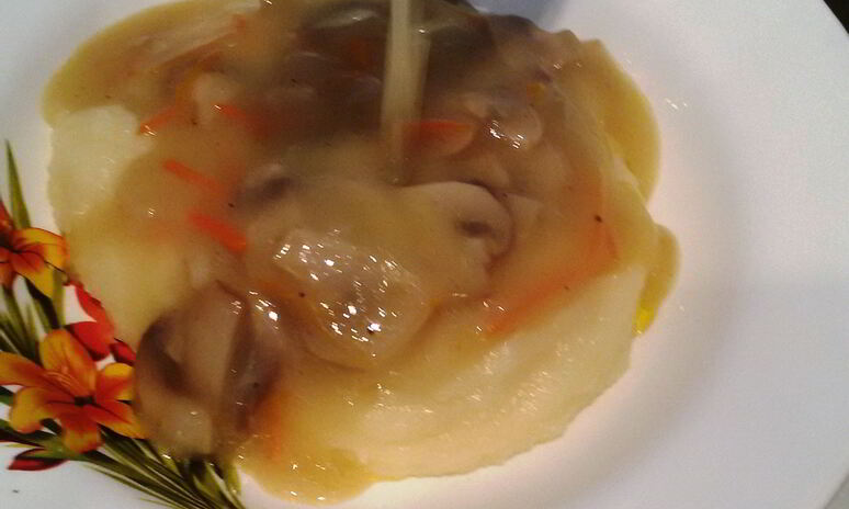 Рецепт грибной соус с зеленью