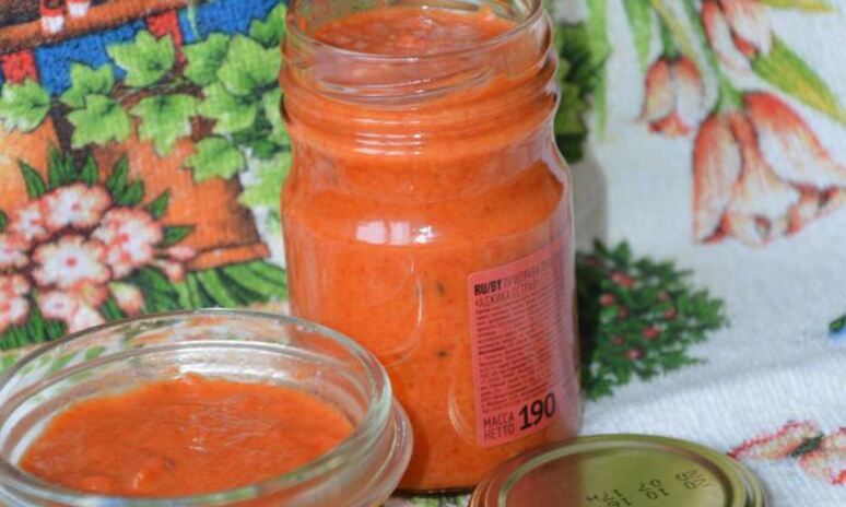 Рецепт острый соус в стиле хариссы