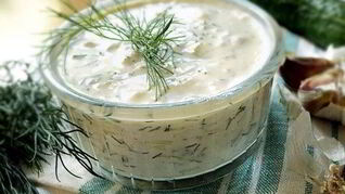 Соус Дзадзики с оливковым маслом