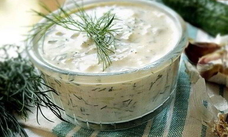 Рецепт соус дзадзики с оливковым маслом