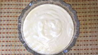 Соус из взбитой белой фасоли