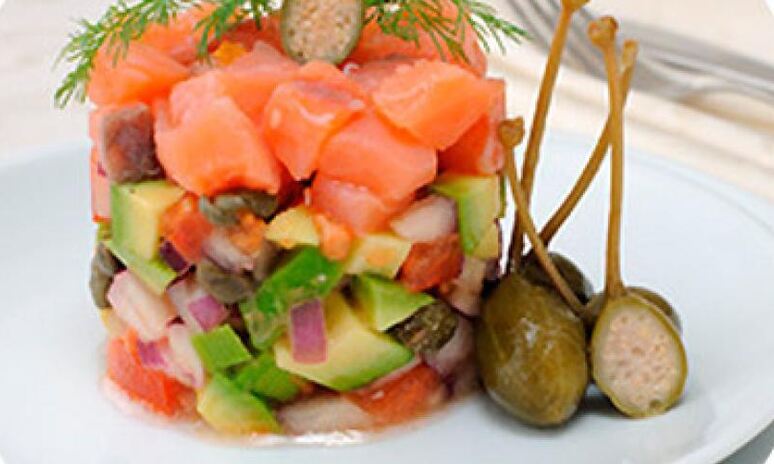 Рецепт тартар из лосося