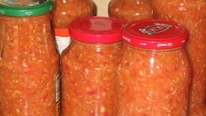 ядреная закуска-соус из хрена и чеснока