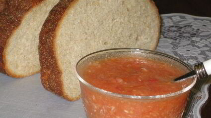 ядреная закуска-соус из хрена и чеснока