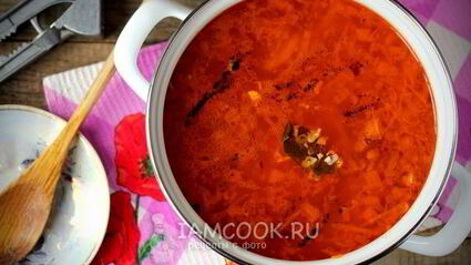 борщ без свеклы