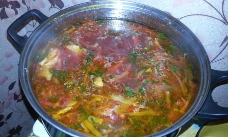 Рецепт борщ домашний