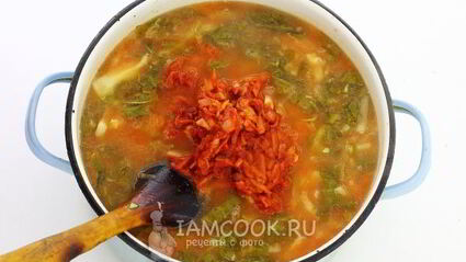 борщ из свежей капусты