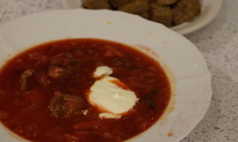 Рецепт борщ красный из баранины