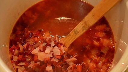 борщ московский со свеклой