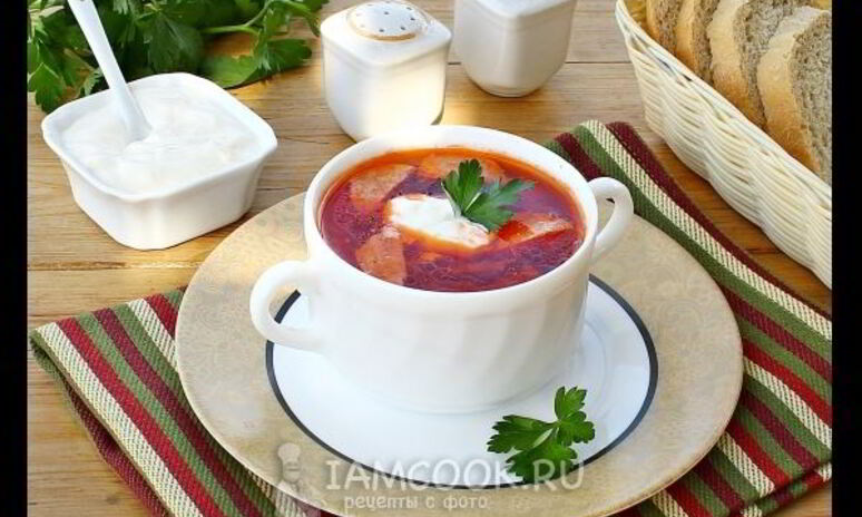 Рецепт борщ московский
