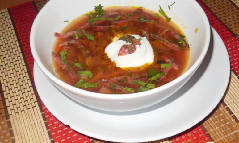 Рецепт борщ по-галицки