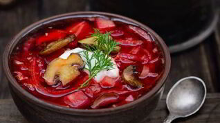 Борщ по-купечески