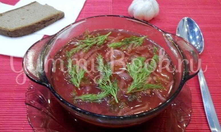 Рецепт борщ по-украински