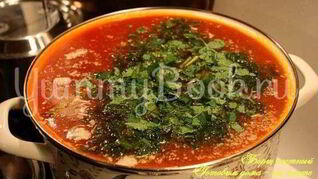 Борщ постный