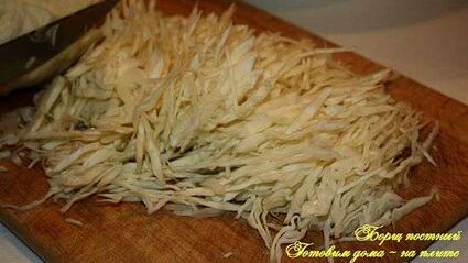 борщ постный