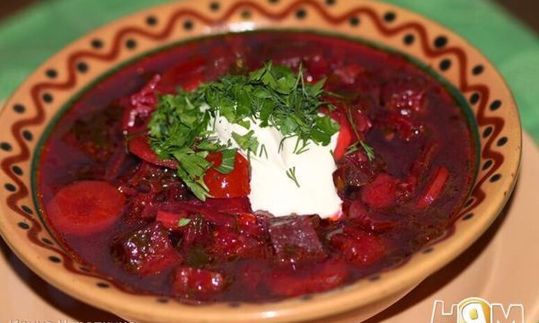 Рецепт борщ с баклажанами