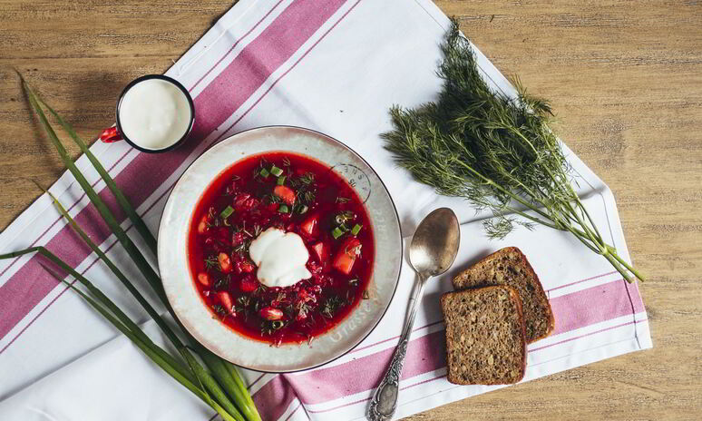 Рецепт борщ с фасолью