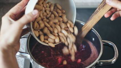 борщ с фасолью