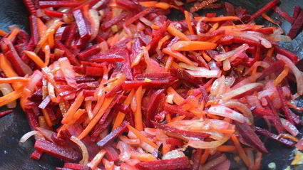 борщ с фрикадельками