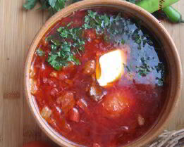 Борщ с капустой