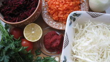 борщ с капустой