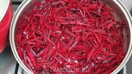 борщ с карамелизированной свеклой